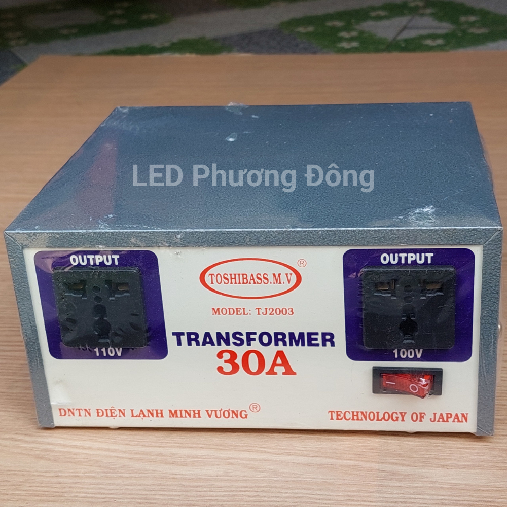 Biến thế biến áp chuyển đổi nguồn điện 220V sang 100v - 110v - 15A - 20A - 30A