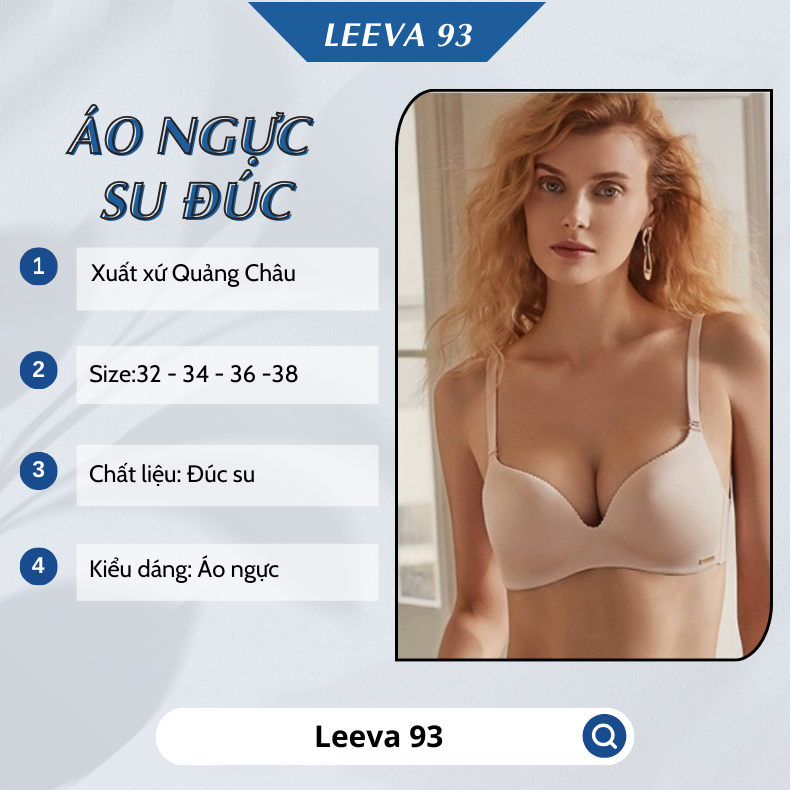 Áo ngực nữ 2 dây đúc su không gọng không viền, áo Bra nữ 2 dây su đúc mềm mại  AN18