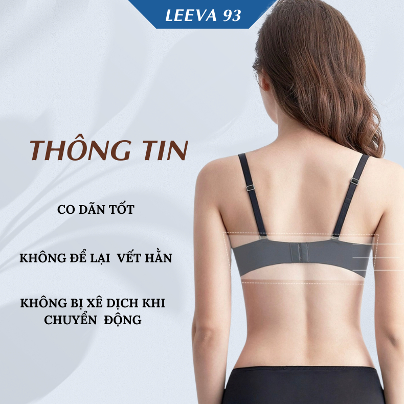 Áo ngực nữ 2 dây đúc su không gọng không viền, áo Bra nữ 2 dây su đúc mềm mại  AN18