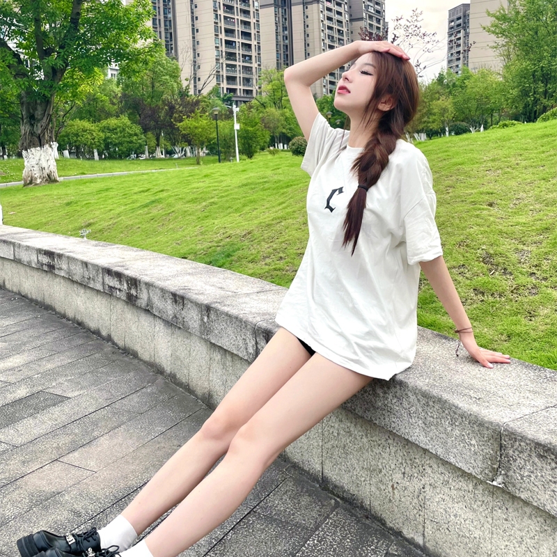 BLACKDOKI Áo thun basic L LOGO VER1 unisex ,áo phông hiện đại cotton dày dặn oversize nam nữ