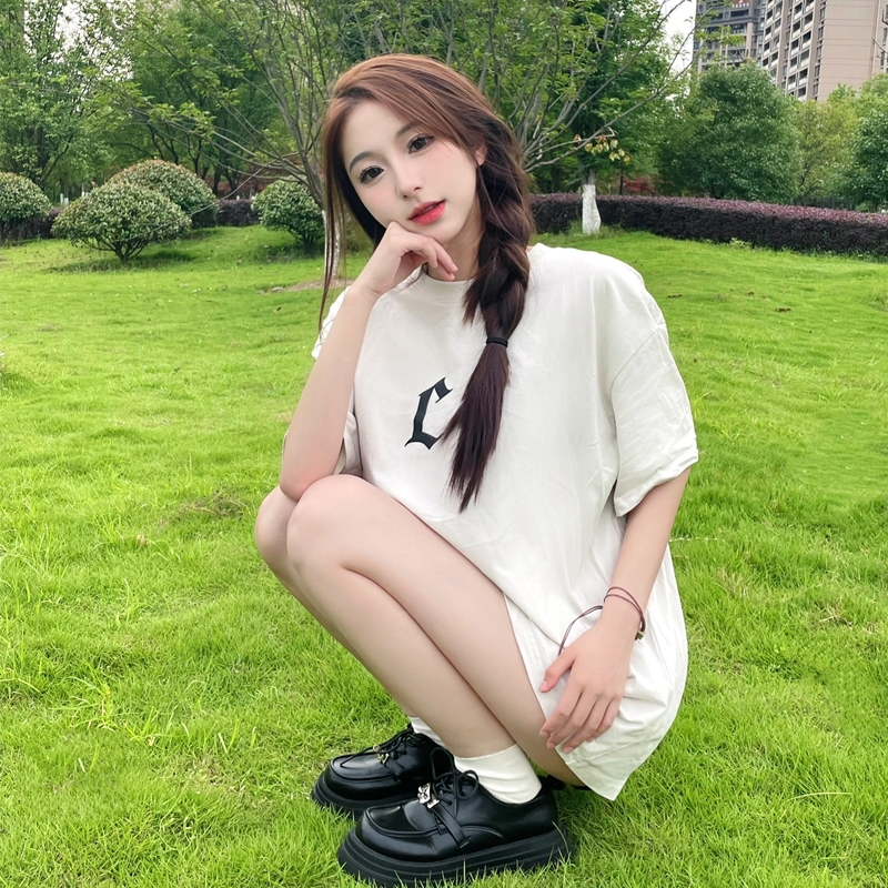 BLACKDOKI Áo thun basic L LOGO VER1 unisex ,áo phông hiện đại cotton dày dặn oversize nam nữ