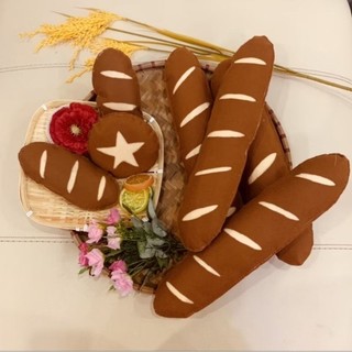 Bành mỳ mô hình, bánh mỳ làm bằng vải nỉ nhồi bông để trang trí mầm non