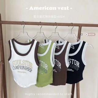 Áo Ba Lỗ  Nữ Cotton Dáng Dài Vạt Tròn Phối Chữ Trước Ngực mã 2332
