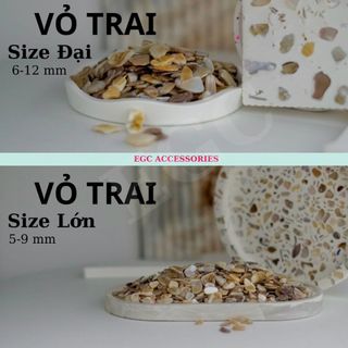 [2KG] Đá thủy tinh cỡ 3-8mm chuyên dụng terrazor, DIY project, xuyên sáng, đã mài cạnh sắc đa dạng màu sắc