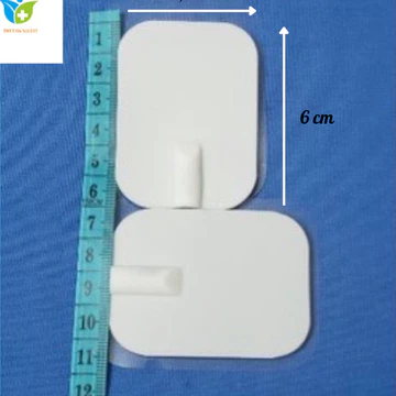 4 miếng dán xung điện kích thước 4,5x6cm dùng cho máy điện châm Hoa Đà, máy xung điện,goldlife, máy massage
