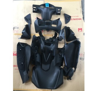 bộ dàn nhựa nhám ab air blade 110 fi 2009 2010 phun xăng điện tử ( 17 món như hình )