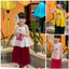 Bộ quần áo bé gái - Bộ gấm 2 dây cô gái TB456 - Set yếm lụa gấm xinh xắn