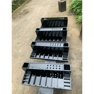 Khay gỗ đựng tông đơ 6 ngăn 2 hố có ngăn kéo uy tín và chất lượng