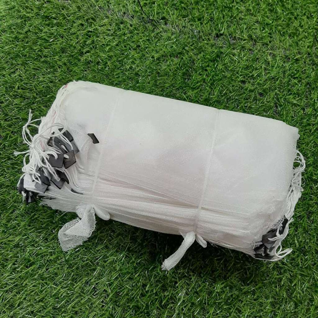 100 Túi bao trái 20x20 lưới mùng chống ruồi vàng sâu đục quả | Shopee ...