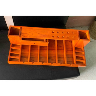 Khay đựng tông đơ 6 ngăn có ngăn kéo kích thước rộng 25 dài 62 cm nhiều màu sắc