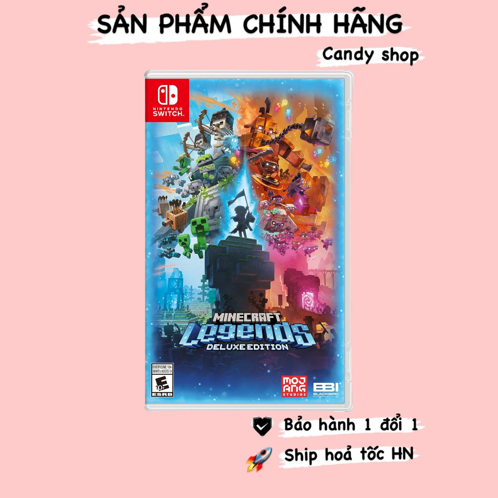Băng Game Minecraft Legends Deluxe Edition Nintendo Switch | Shopee ...
