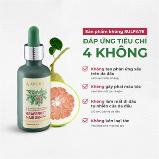 Serum Phục Hồi Tóc Bưởi Hồng ABERA 50ml - Dưỡng Tóc Chắc Khỏe, Mềm Mượt, Giảm Khô Xơ, Chẻ Ngọn Tóc