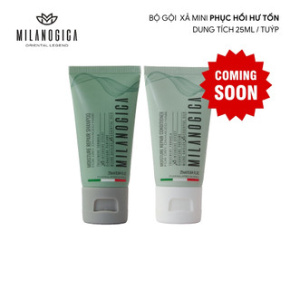 Dầu gội xả Phục hồi hư tổn Milanogica 25ml dành cho tóc khô sơ, hư tổn