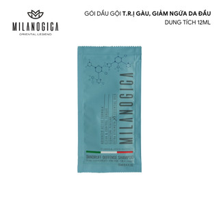 Dầu gội & xả hương nước hoa Milanogica gói 12ml phục hồi hư tổn, giảm gàu sạch ngứa phù hợp đi du lịch