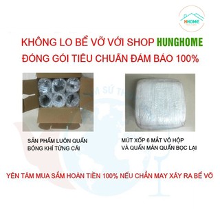 Bộ 6 Ly Thủy Tinh Bầu Lùn Góc 22003 Uống Trà Đá 225ml - HHome
