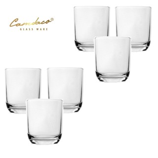 Bộ 6 Ly Thủy Tinh Bầu Lùn Góc 22003 Uống Trà Đá 225ml - HHome