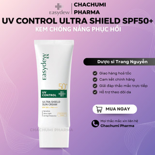 Kem chống nắng Easydew Ex UV Control Ultra Shield Sun Cream SPF50+ phục hồi cho mọi loại da 50ml