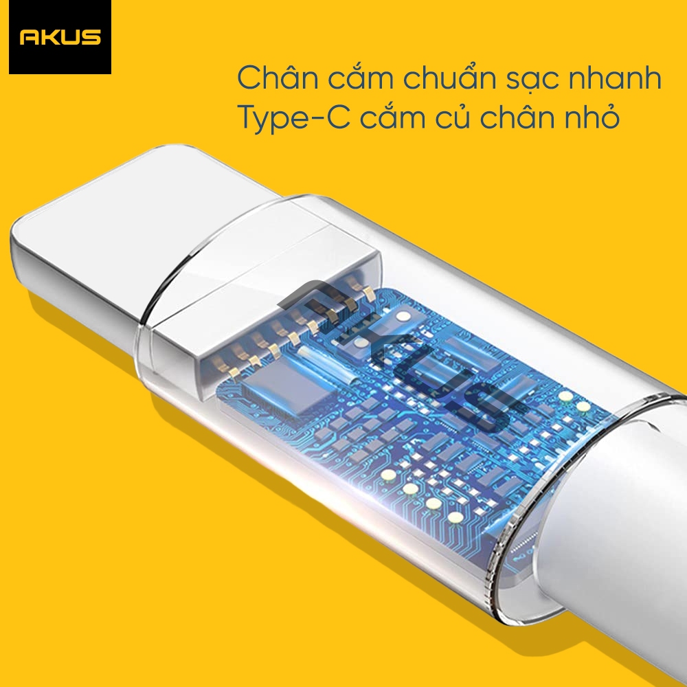 Ảnh Bộ củ cáp sạc nhanh PD20W - AKUS 2