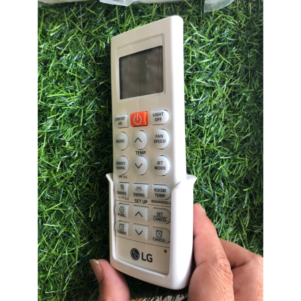 Điều khiển remote từ xa điều hòa LG AKB75415310 nút cam kèm đế - tặng kèm pin