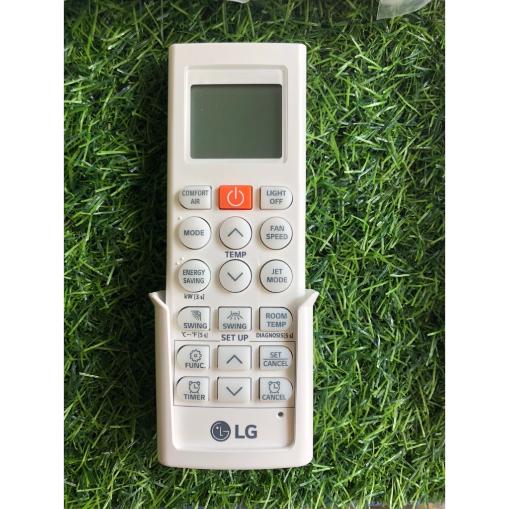 Điều khiển remote từ xa điều hòa LG AKB75415310 nút cam kèm đế - tặng kèm pin