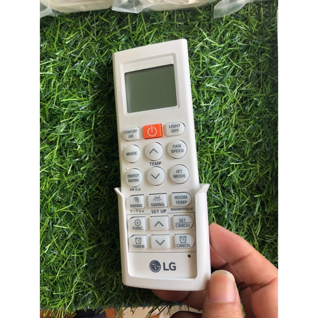 Điều khiển remote từ xa điều hòa LG AKB75415310 nút cam kèm đế - tặng kèm pin