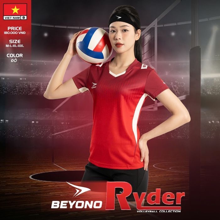 Quần áo Bóng Chuyền NỮ Beyono Ryder - In tên số giá rẻ
