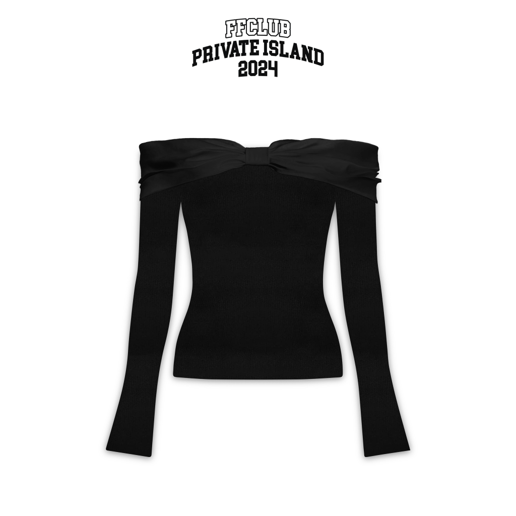 Áo body nữ kiểu Trễ vai TULIP Phong cách Coquette form ôm body tôn dáng FFCLUB mix