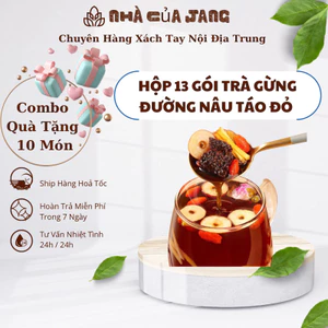 Trà Thảo Mộc Đường Nâu Táo Đỏ Giảm Đau Bụng Kinh Giữ Ấm Bụng Giải Cảm Lạnh Giải Rượu Rất Tốt