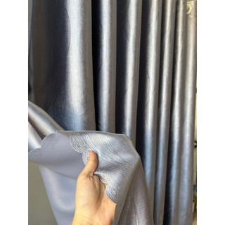 Rèm khoen màu xám nhạt, chống nắng cản sáng, cửa sổ, cửa chính, vách ngắn, gách lửng, chống nắng 90%