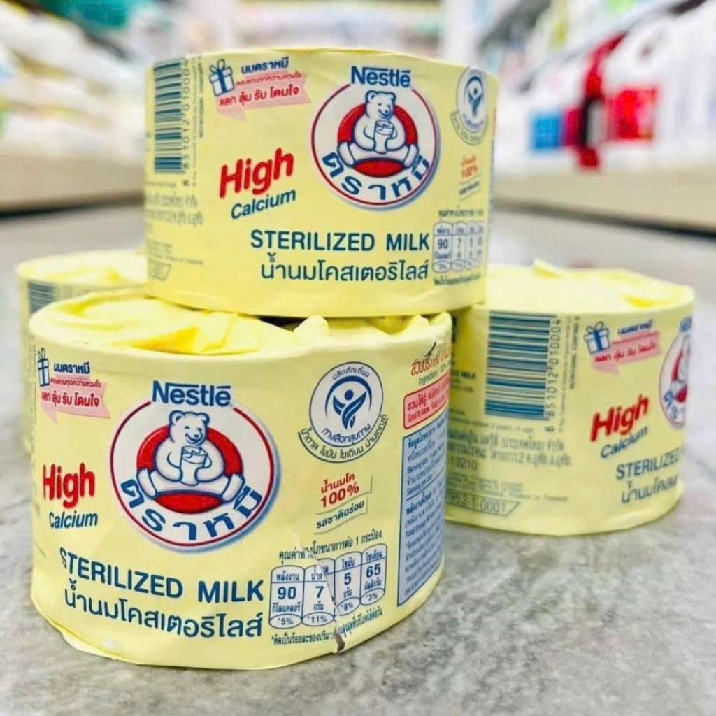 Sữa gấu Nestle Thái Lan lon 140ml / sữa gấu Thái Nestle tăng cân và ...