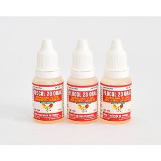 FLOCOL 23 ORAL hộp 10chai 10ml Vb Pharma trị hen suyễn viêm phồi tiêu chảy ở chó mèo gia súc gia cầm