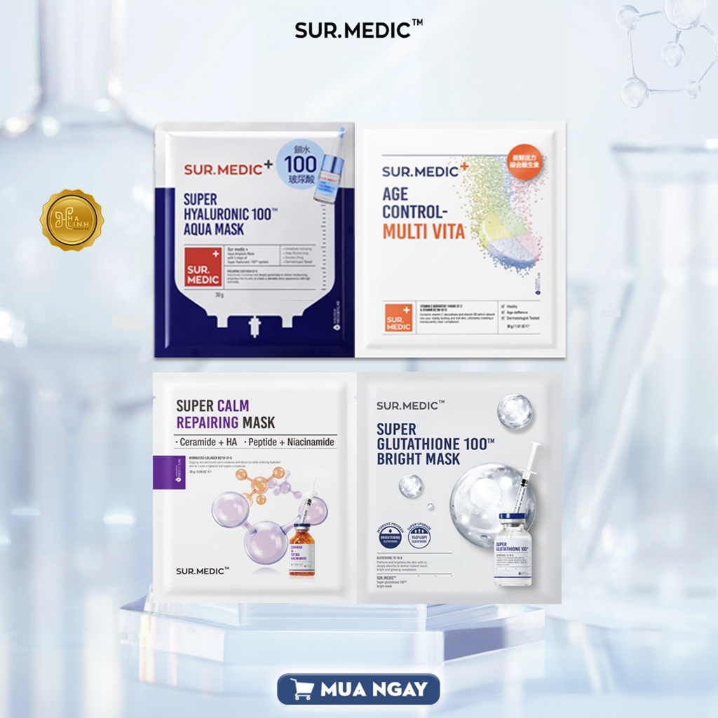 Mặt Nạ Vi Sợi Dưỡng Da Chuyên Biệt SUR.MEDIC Mask 30g/miếng | Shopee Việt Nam