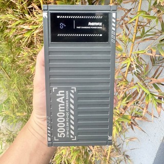 [Có 3C] Pin Dự Phòng REMAX RPP-161 50000mAh max 27W, TypeC in/out, USB 22.5W, 5 cổng sạc, Thiết kế kiểu Container