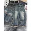Quần Jean Baggy Nữ Rách Vảy Sơn Túi Thêu 407 - 408