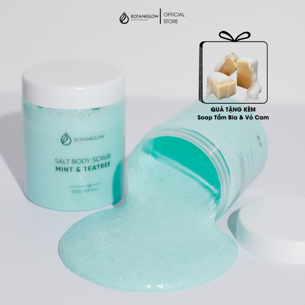 [TẶNG SOAP] Muối Dẻo Tẩy Tế Bào Chết Cơ Thể 2% BHA & Bạc Hà Tràm Trà ...