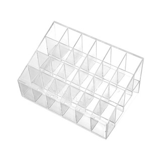 Khay Đựng Son Môi 24 Ô Nhựa Mica Siêu Bền Trong Suốt Kệ Đựng Mĩ Phẩm Trang Sức- Kệ Đựng Mỹ Phẩm