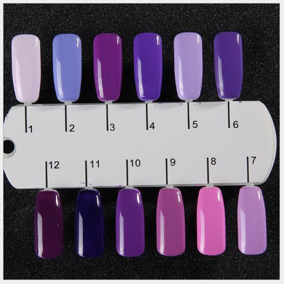 AS tím purple series, sơn gel ZX chai 15ml