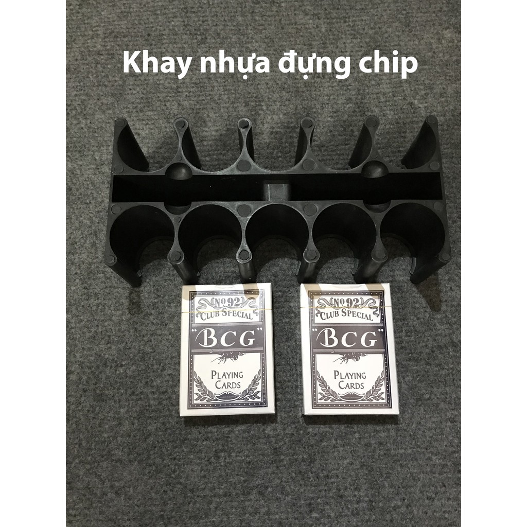 Bộ 200 chip poker có số (phỉnh poker) kèm thảm hàng nhập khẩu cao cấp bảo hành nếu sp lỗi