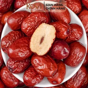 Táo đỏ KOVI chín sấy khô, nguyên liệu phù hợp với Đông trùng hạ thảo, chưng yến, hầm canh, pha trà