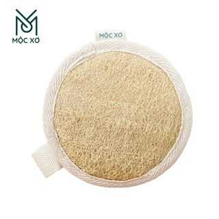 (Mộc Xơ) Bông rửa mặt Xơ mướp tự nhiên -  Matxa mặt, tẩy trang - Thay thế cho bông mút rửa mặt, mút rửa mặt bọt biển