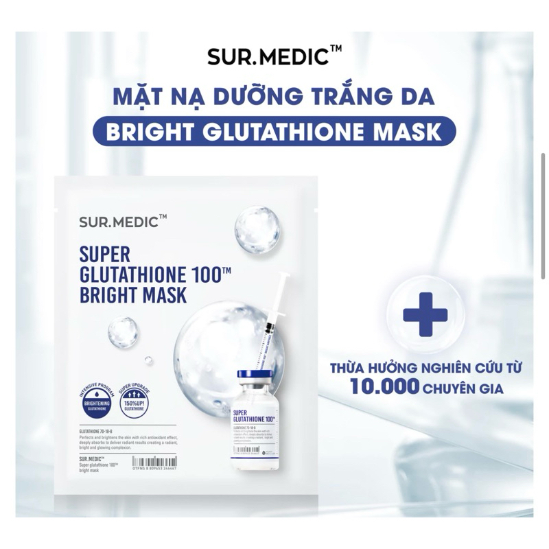 Mặt Nạ dưỡng trắng Sur Medic 1 miếng | Shopee Việt Nam