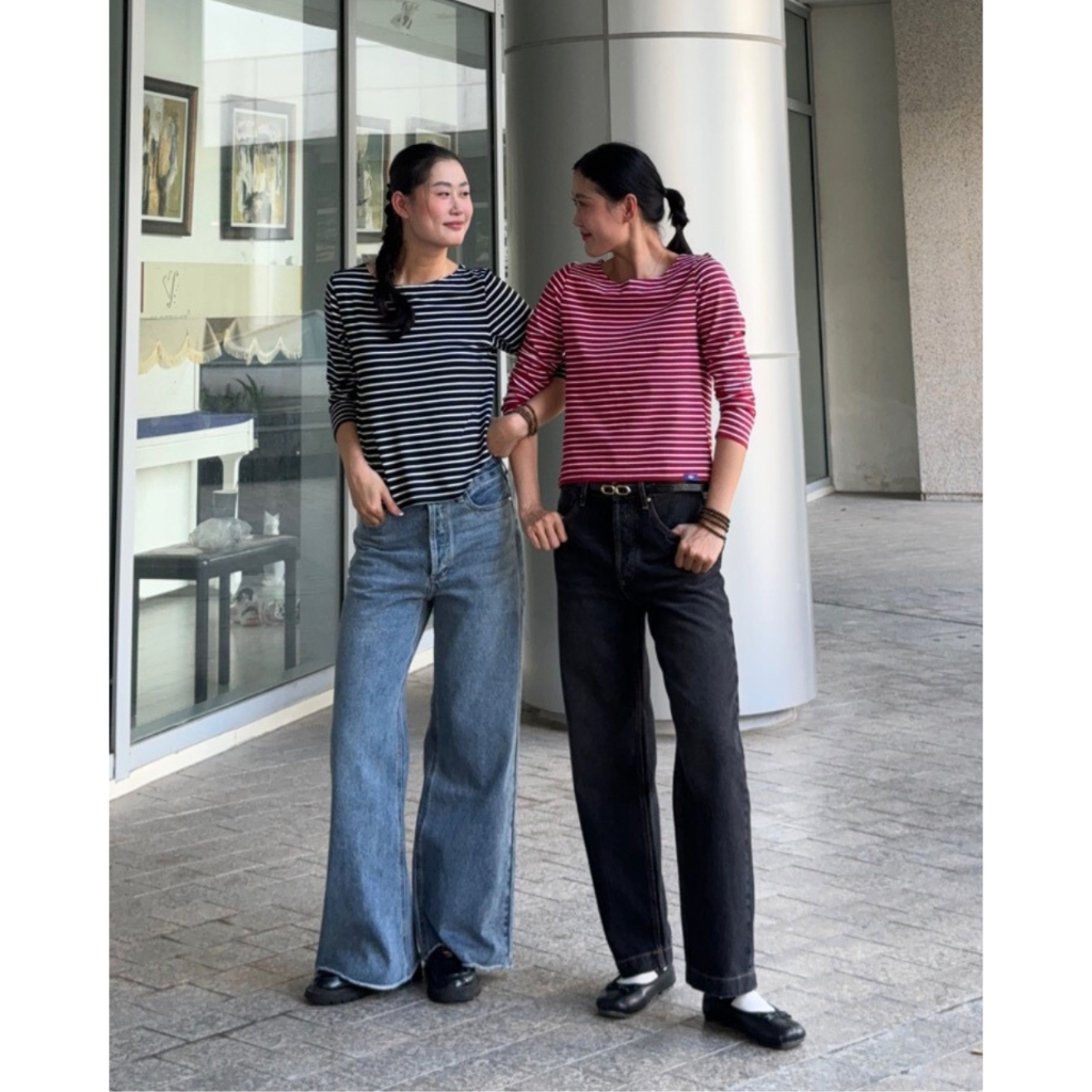 Ảnh TheBlueTshirt - Áo thun tay dài, cổ thuyền, phom regular cho nữ - The Lifetime T - Women 2
