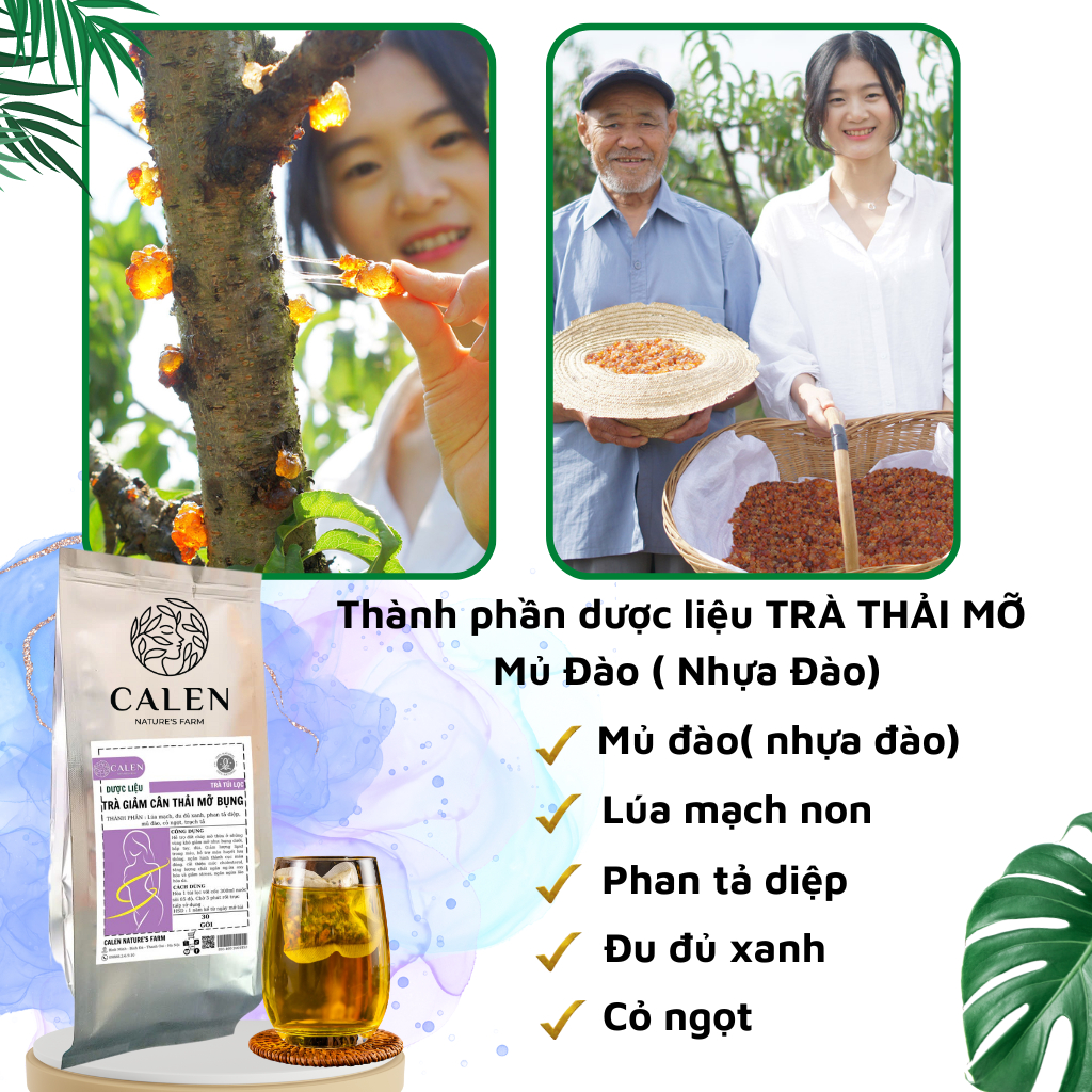 [Thải mỡ toàn thân] Trà túi lọc tiêu mỡ bụng giúp đốt cháy mỡ bụng, đùi, bắp tay, chân, giúp cơ thể thon gọn, săn chắc