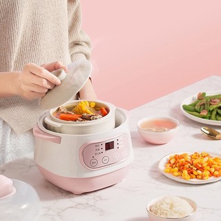 Nồi nấu cháo chậm 1 lit bé ăn dặm - Ninh hầm hấp cách thuỷ chưng yến đa năng