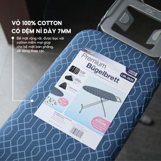 Bàn Là Ủi, Cầu Là Ủi Quần Áo Lebenlang LBL3636 Dáng Đứng, Khung Bằng Thép Không Gỉ, Tặng 1 Vỏ Bọc