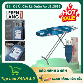 Bàn Là Ủi, Cầu Là Ủi Quần Áo Lebenlang LBL3636 Dáng Đứng, Khung Bằng Thép Không Gỉ, Tặng 1 Vỏ Bọc