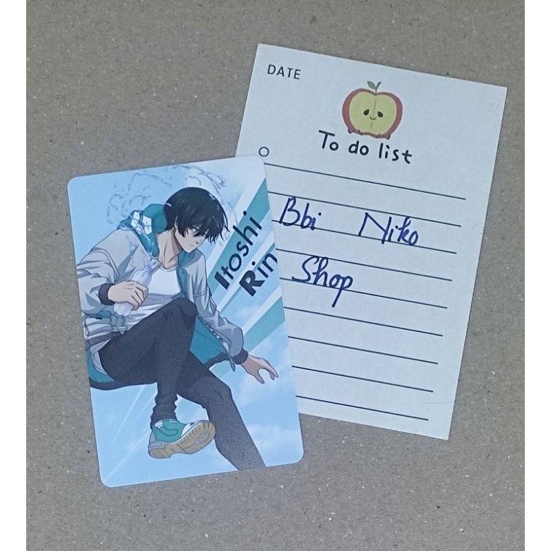 [Blue lock] Card Rin Itoshi ver Water. | Shopee Việt Nam