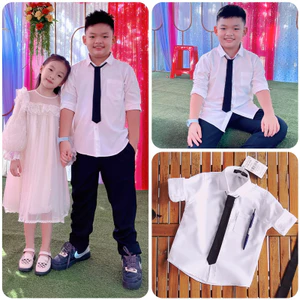 set sơmi công tử phối caravat TONI BRAND