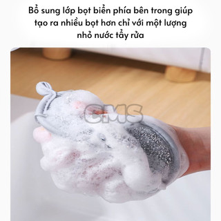 Miếng Bọt Biển Rửa Chén - Set 3 Miếng 3 Lớp Cọ Xoong Nồi Giẻ Rửa Bát Đĩa Đa Năng Siêu Tạo Bọt - Kho Sỉ Gia Dụng Alulu