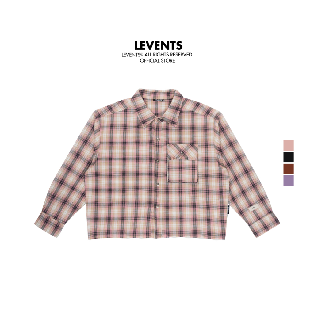 Áo Sơ Mi Levents Classic Flannel Shirt 100% Cotton Unisex Boxy | Shopee ...